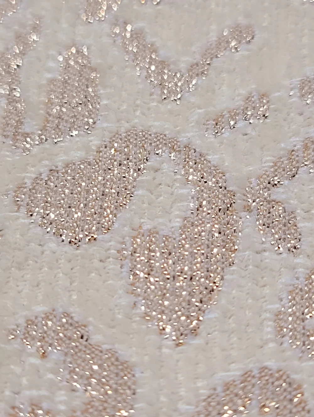 4 Nicole Miller Metallic Rose Gold Leopard Cheetah Animal Print Placemats NEW